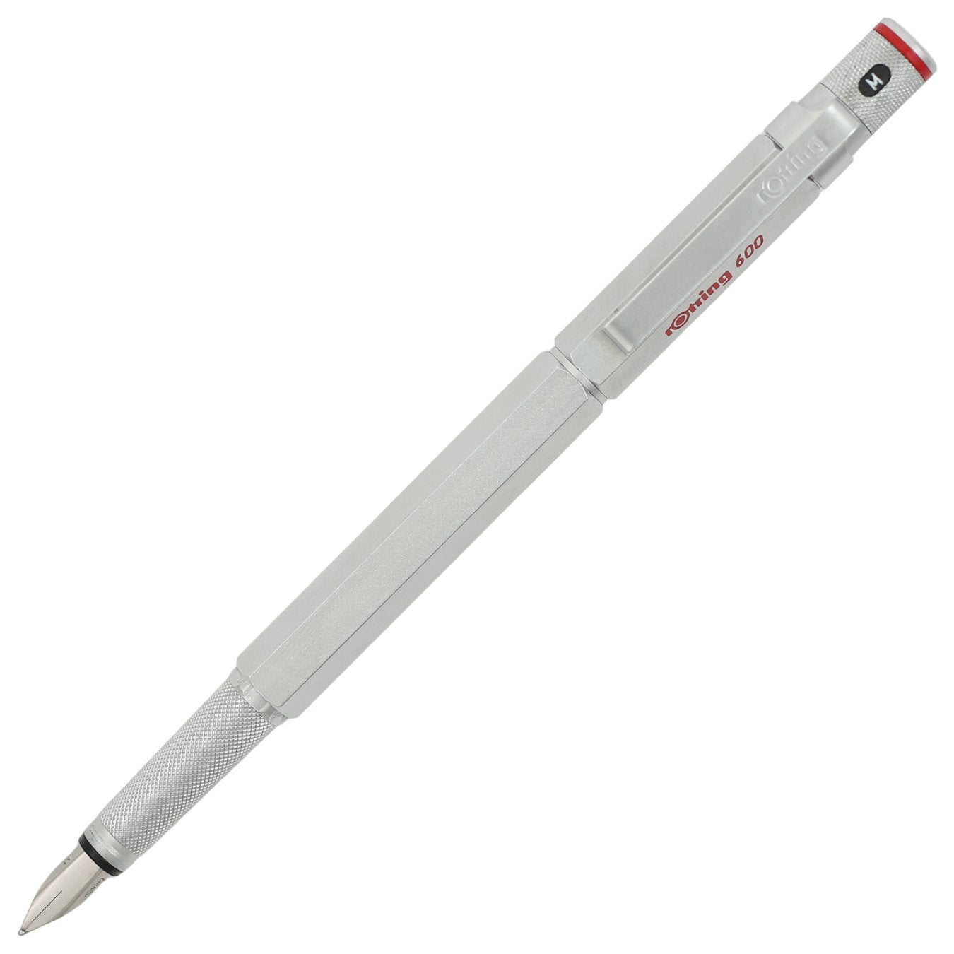 Rotring 600 Silber Füllfederhalter, 1990er - Gebraucht – missing-pen.com