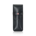 Sheaffer Double Pen Case Black Leather – front