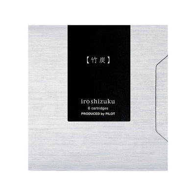 Cartuchos de tinta Pilot Iroshizuku, paquete de 6, Take-Sumi / Bamboo Characoal