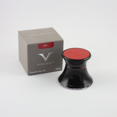Visconti Ink Bottle 50 ml – Red
