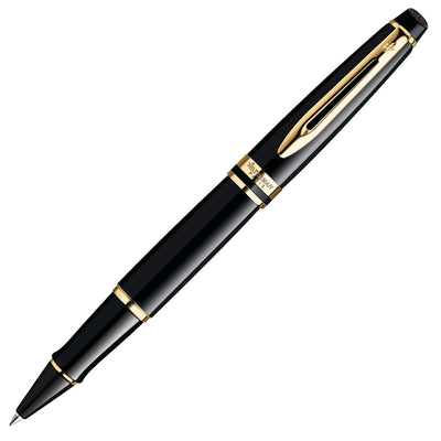 Waterman Expert Black Lacquer G.C. Rollerball Pen