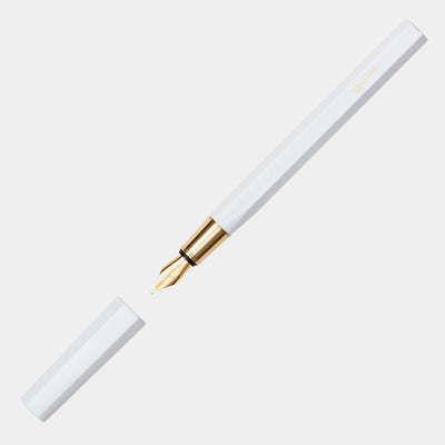 Ystudio Resin Fountain Pen – White