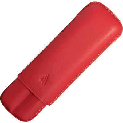 Estuche de cuero Recife Riviera Red para 2 bolígrafos