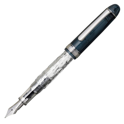 Platino #3776 Century Fuji Unkei Uroko-Gumo Pluma estilográfica Punta de oro de 14 quilates