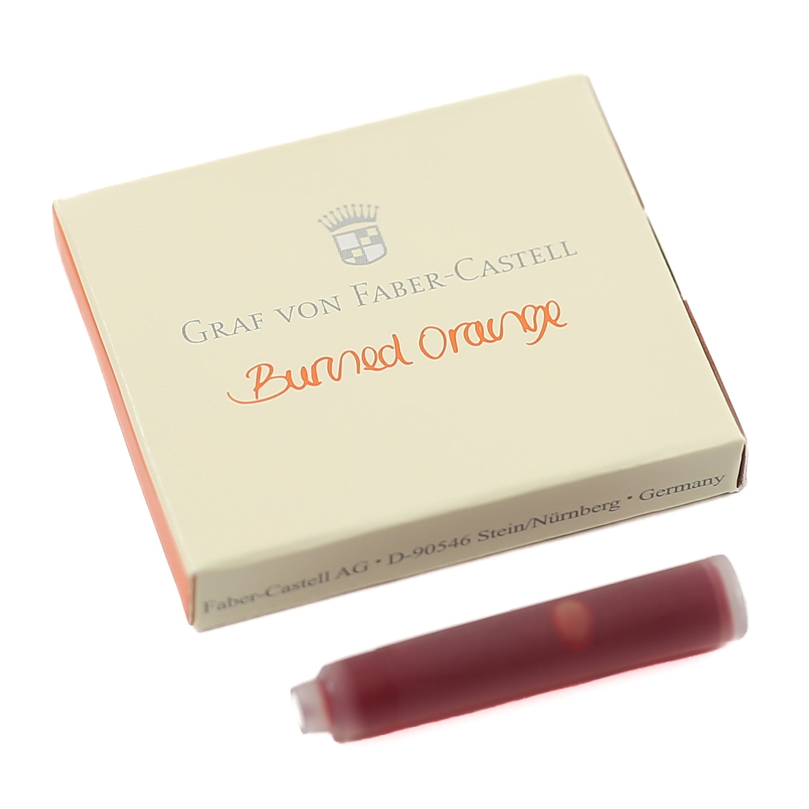 Encrier Graf Von Faber-Castell Burned Orange 75 Ml – Encre Indélébile Intense, Élégante Et Résistante Pour Stylo Plume