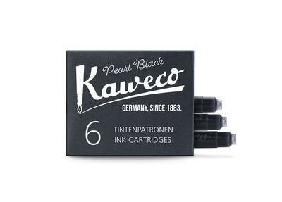 Kaweco Tintenpatronen 6er-Pack Perlschwarz
