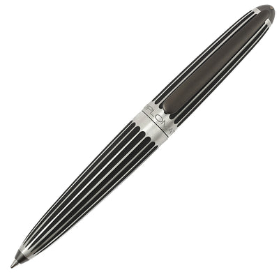 Diplomat Aero Stripes schwarzer Kugelschreiber