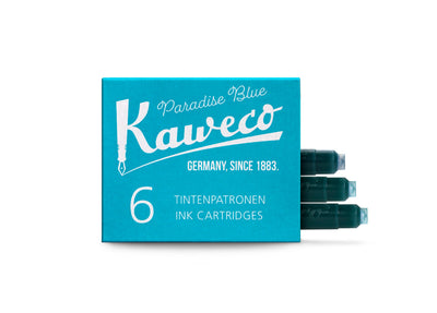 Kaweco Tintenpatronen 6er-Pack Paradise Blue
